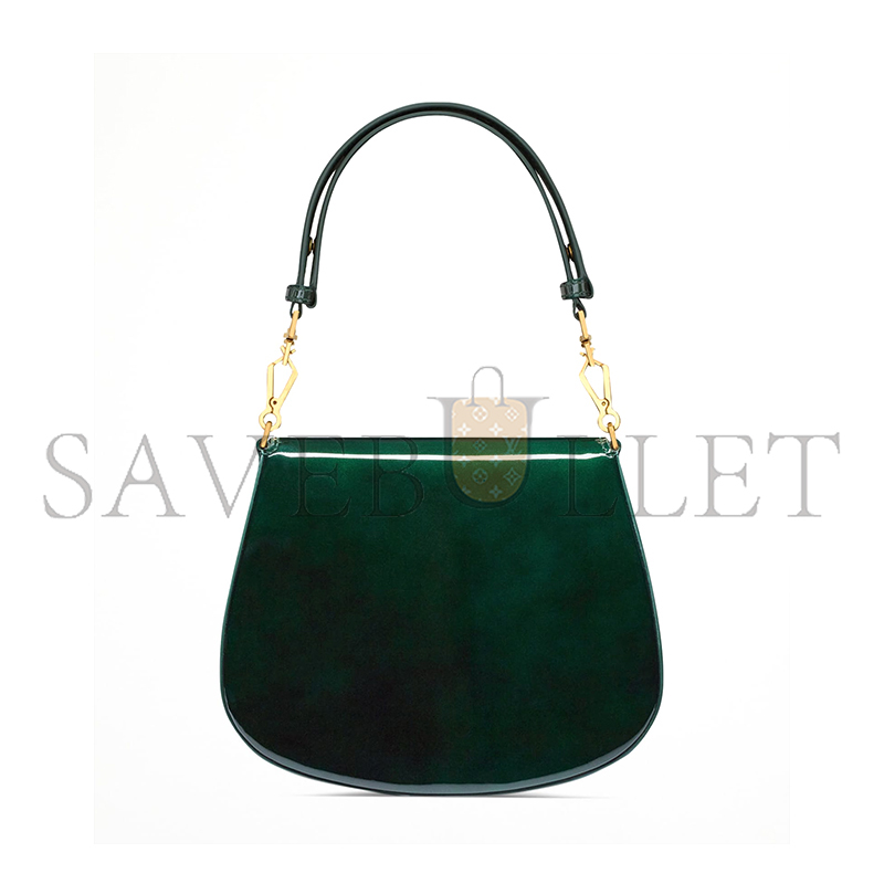 YSL VOLTAIRE TOP HANDLE IN PATENT LEATHER 800846AAEKL3856 (17.5*21*8cm)